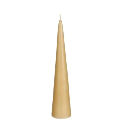 CANDELA A CONO ORO D 25 H 25CM: vendita online CANDELA A CONO ORO D 25 H 25CM in offerta
