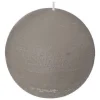 CANDELA A SFERA OLIA GRIGIO SCURO D 10CM: vendita online CANDELA A SFERA OLIA GRIGIO SCURO D 10CM in offerta