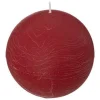 CANDELA A SFERA OLIA ROSSA D 10CM: vendita online CANDELA A SFERA OLIA ROSSA D 10CM in offerta