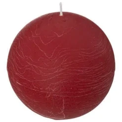 CANDELA A SFERA OLIA ROSSA D 10CM: vendita online CANDELA A SFERA OLIA ROSSA D 10CM in offerta