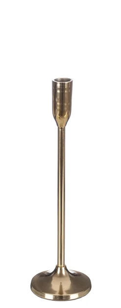 CANDELABRO ELEGANTLY ORO 1 POSTO 10 H 37CM: vendita online CANDELABRO ELEGANTLY ORO 1 POSTO 10 H 37CM in offerta