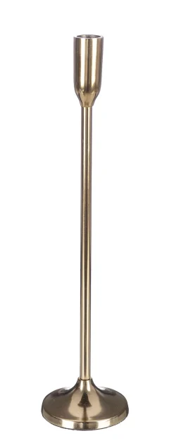 CANDELABRO ELEGANTLY ORO 1 POSTO 10 H 44CM: vendita online CANDELABRO ELEGANTLY ORO 1 POSTO 10 H 44CM in offerta