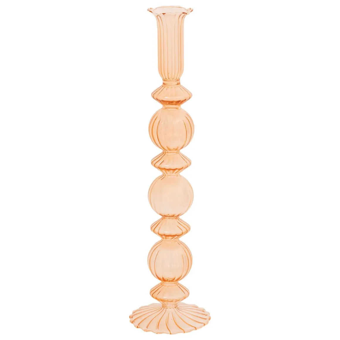 CANDELABRO PILA IN VETRO DIAM. 7.8 H. 30.5CM ASSORTITO : vendita online CANDELABRO PILA IN VETRO DIAM. 7.8 H. 30.5CM ASSORTITO in offerta