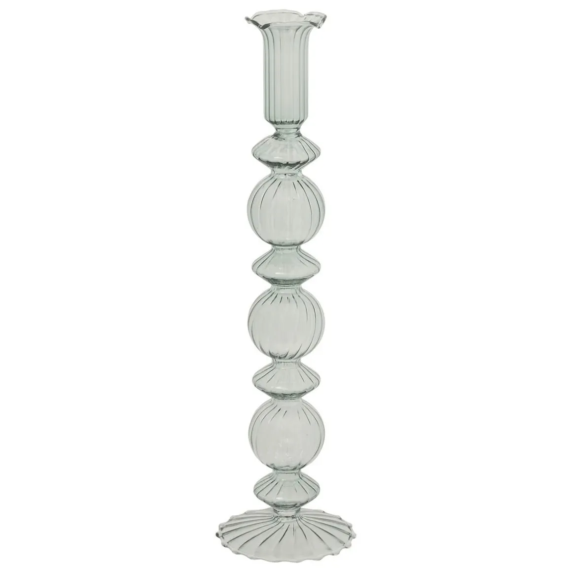 CANDELABRO PILA IN VETRO DIAM. 7.8 H. 30.5CM ASSORTITO : vendita online CANDELABRO PILA IN VETRO DIAM. 7.8 H. 30.5CM ASSORTITO in offerta