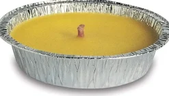 CANDELA CITRONELLA MOON ALLUMINIO D 14CM : vendita online CANDELA CITRONELLA MOON ALLUMINIO D 14CM in offerta