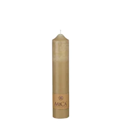 CANDELA DA CERA ORO D 5 H 25CM: vendita online CANDELA DA CERA ORO D 5 H 25CM in offerta