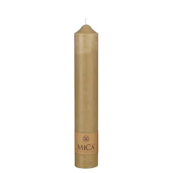 CANDELA DA CERA ORO D 5 H 30CM: vendita online CANDELA DA CERA ORO D 5 H 30CM in offerta