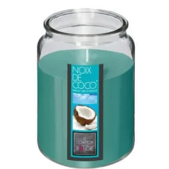 CANDELA IN VETRO COCCO 510GR: vendita online CANDELA IN VETRO COCCO 510GR in offerta