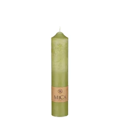 CANDELA PILAR VERDE D 5 H 25CM: vendita online CANDELA PILAR VERDE D 5 H 25CM in offerta