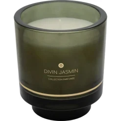 CANDELA PROFUMATA GELSOMINO 225GR CM 9X10CM IN VASETTO DI VETRO: vendita online CANDELA PROFUMATA GELSOMINO 225GR CM 9X10CM IN VASETTO DI VETRO in offerta