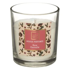 CANDELA PROFUMATA NEDA 110GR IN VASETTO IN VETRO ROSA: vendita online CANDELA PROFUMATA NEDA 110GR IN VASETTO IN VETRO ROSA in offerta