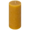CANDELA ROTONDA OLIA GIALLA OCRA D 6.8 X H 14CM: vendita online CANDELA ROTONDA OLIA GIALLA OCRA D 6.8 X H 14CM in offerta