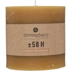 CANDELA ROTONDA OLIA GIALLA OCRA D 10 X H 10CM: vendita online CANDELA ROTONDA OLIA GIALLA OCRA D 10 X H 10CM in offerta
