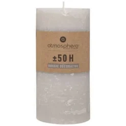 CANDELA ROTONDA OLIA GRIGIO TORTORA D 6.8 X H 7CM: vendita online CANDELA ROTONDA OLIA GRIGIO TORTORA D 6.8 X H 7CM in offerta