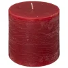 CANDELA ROTONDA OLIA ROSSA D 10 X H 10CM: vendita online CANDELA ROTONDA OLIA ROSSA D 10 X H 10CM in offerta