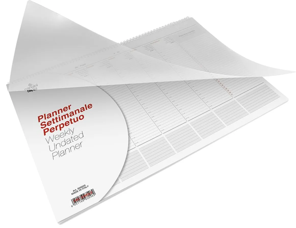 CANGINI FILIPPI - AGENDA SETTIMANALE WIRE-O 49X34 CM 53 FOGLI : vendita online CANGINI FILIPPI - AGENDA SETTIMANALE WIRE-O 49X34 CM 53 FOGLI in offerta