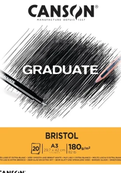 CANSON - ALBUM GRADUATE BRISTOL A3 20 FOGLI: vendita online CANSON - ALBUM GRADUATE BRISTOL A3 20 FOGLI in offerta