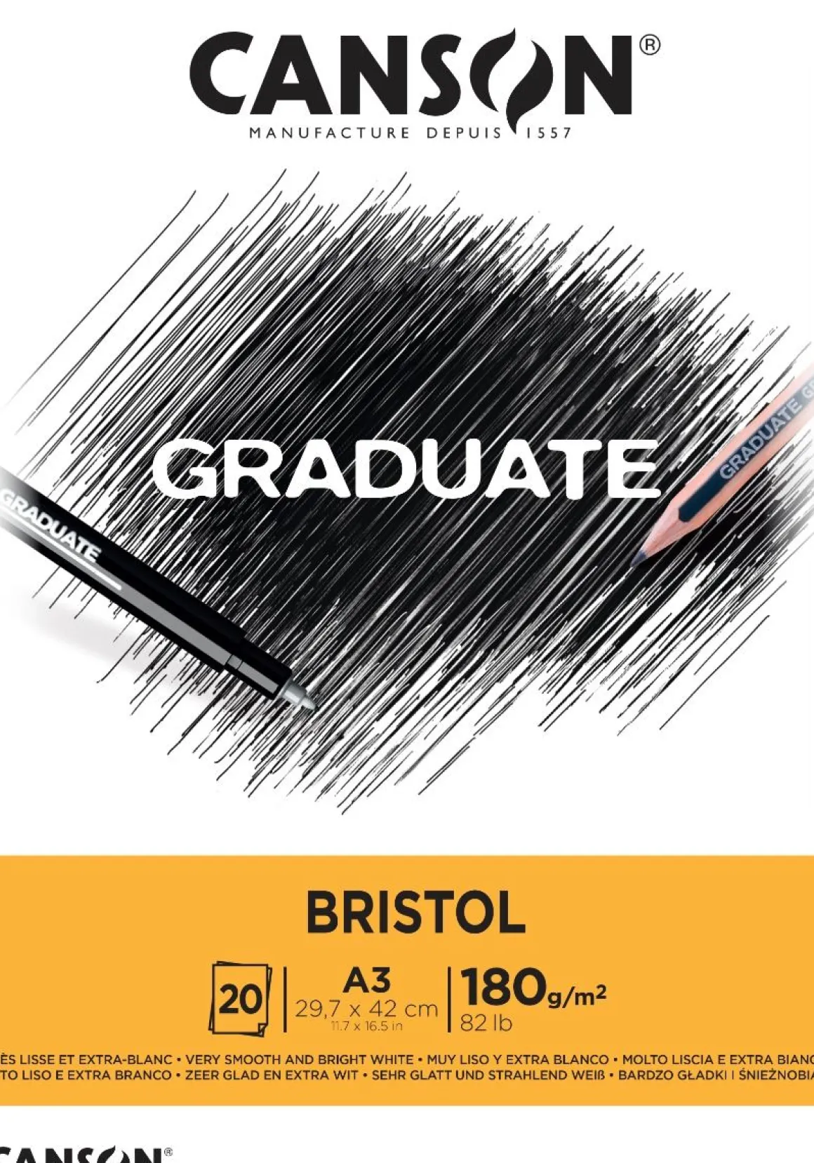 CANSON - ALBUM GRADUATE BRISTOL A3 20 FOGLI: vendita online CANSON - ALBUM GRADUATE BRISTOL A3 20 FOGLI in offerta