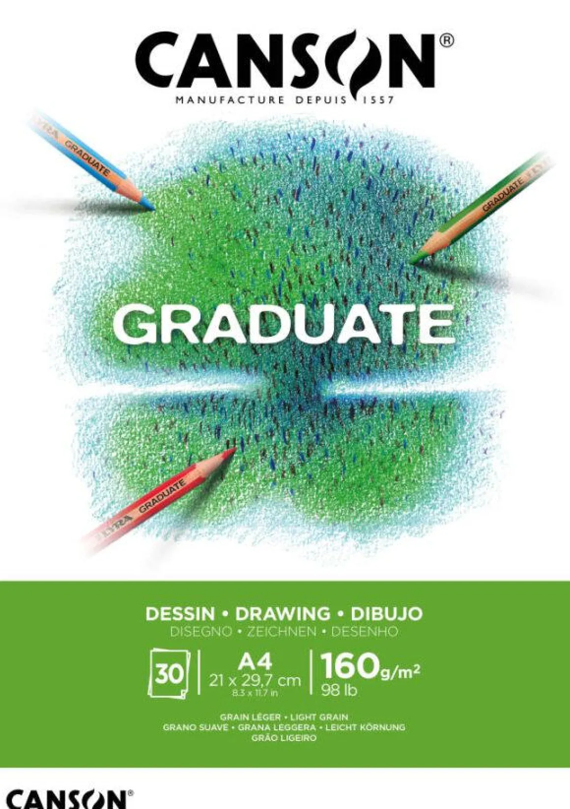 CANSON - ALBUM GRADUATE CARTA BIANCA A4 30 FOGLI: vendita online CANSON - ALBUM GRADUATE CARTA BIANCA A4 30 FOGLI in offerta