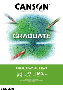 CANSON - ALBUM GRADUATE CARTA BIANCA A3 30 FOGLI: vendita online CANSON - ALBUM GRADUATE CARTA BIANCA A3 30 FOGLI in offerta