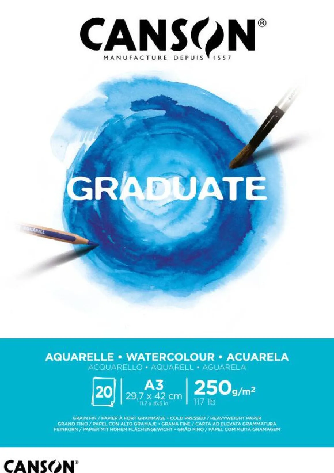 CANSON - ALBUM GRADUATE PER ACQUERELLO OLIO E ACRILICO A3 20 FOGLI: vendita online CANSON - ALBUM GRADUATE PER ACQUERELLO OLIO E ACRILICO A3 20 FOGLI in offerta