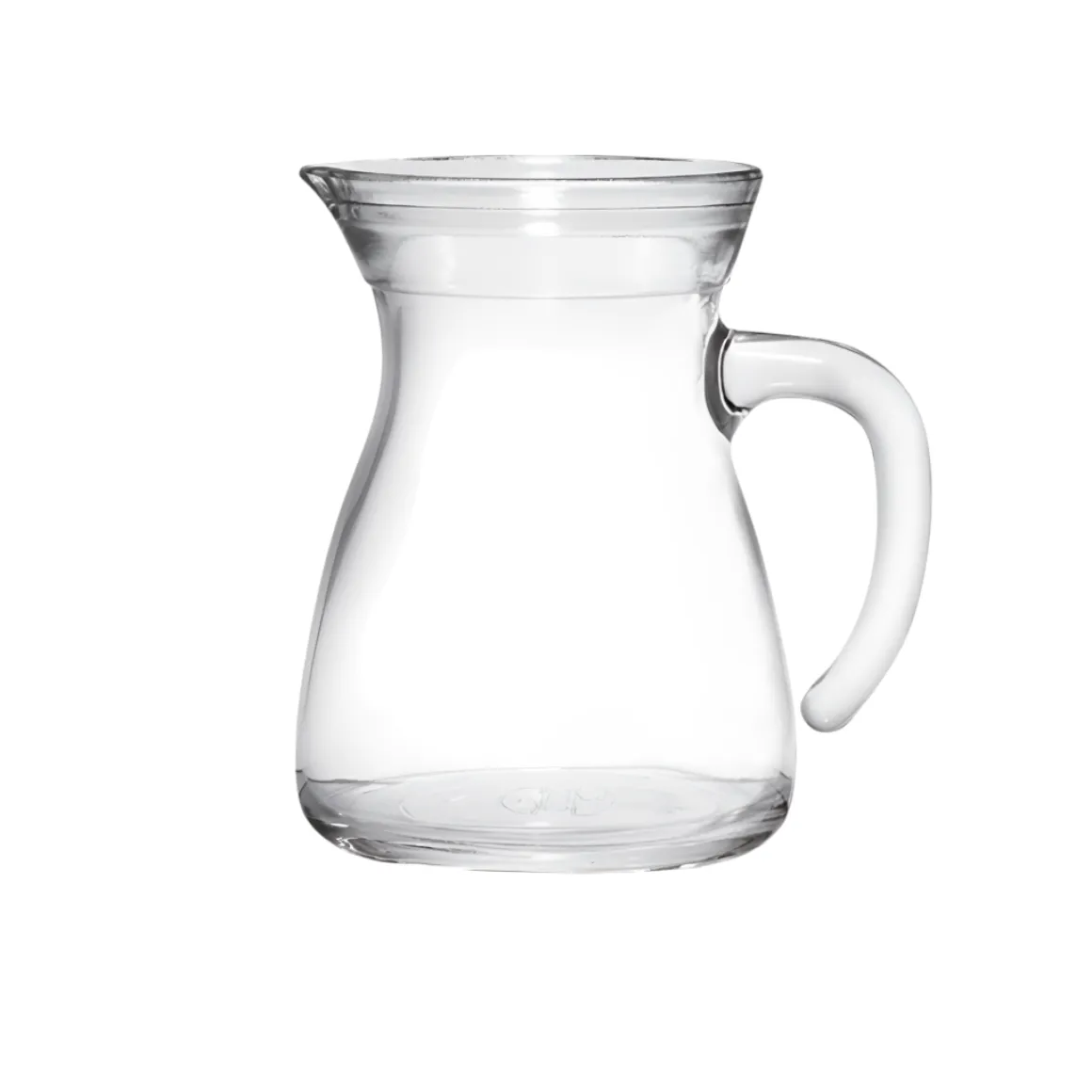 CARAFFA CON MANICO IN VETRO TRASPARENTE 500CC