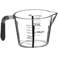 CARAFFA GRADUATA IN PLASTICA TRASPARENTE 200ML
