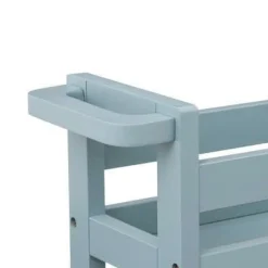CARRELLO DA CUCINA IN MDF RAOUL 40X15 H.75CM AZZURRO