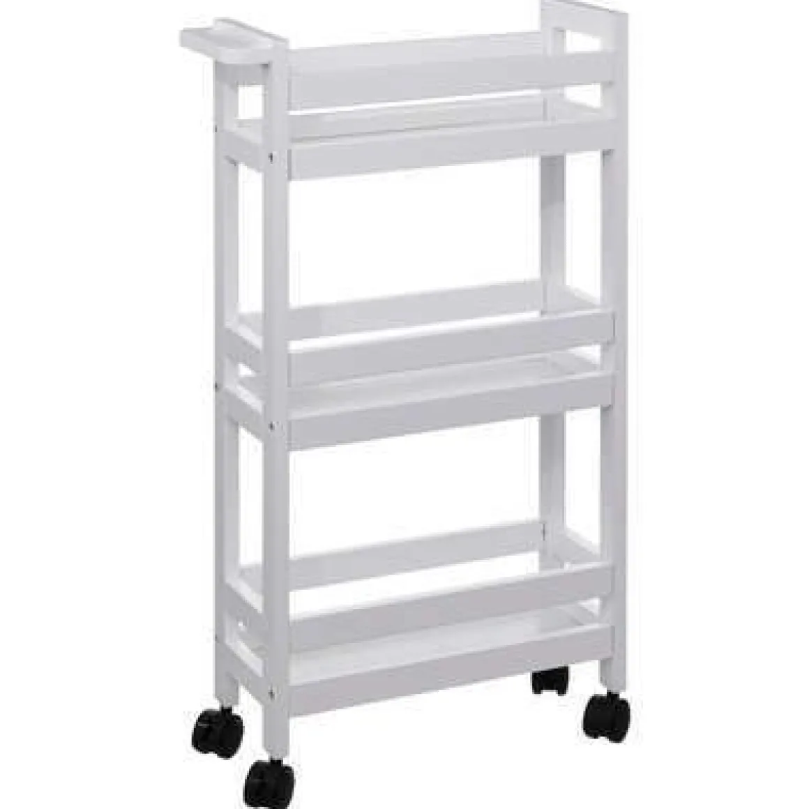 CARRELLO DA CUCINA IN MDF RAOUL 40X15 H. 75CM BIANCO