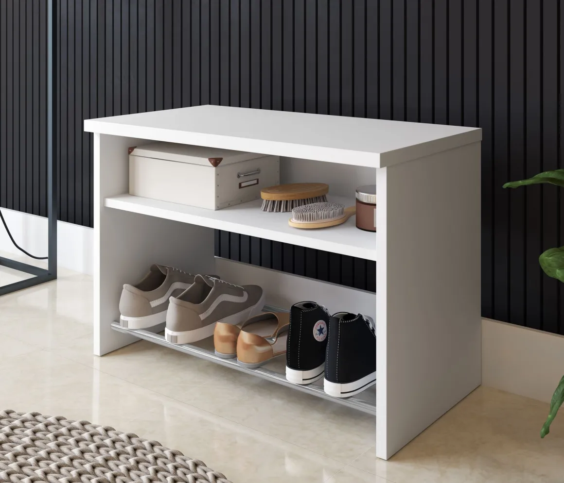 CASSAPANCA ANJA IN LAMINATO BIANCO: vendita online CASSAPANCA ANJA IN LAMINATO BIANCO in offerta