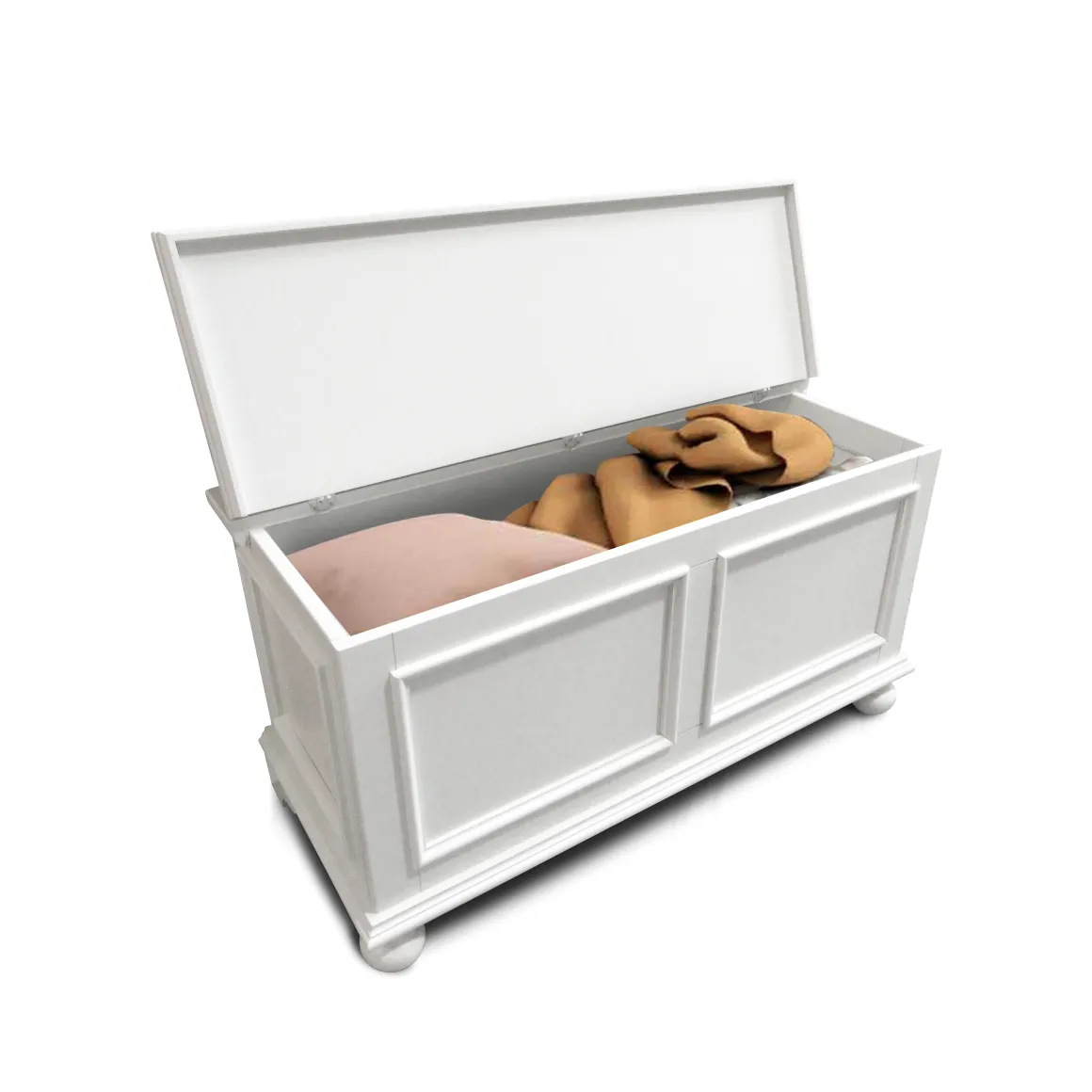 CASSAPANCA CM 120X44 H. 51 BIANCA: vendita online CASSAPANCA CM 120X44 H. 51 BIANCA in offerta