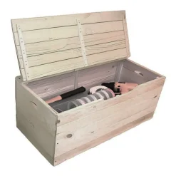 CASSAPANCA CONTENITORE CM 73X35 H. 33 IN LEGNO MASSELLO NATURALE: vendita online CASSAPANCA CONTENITORE CM 73X35 H. 33 IN LEGNO MASSELLO NATURALE in offerta