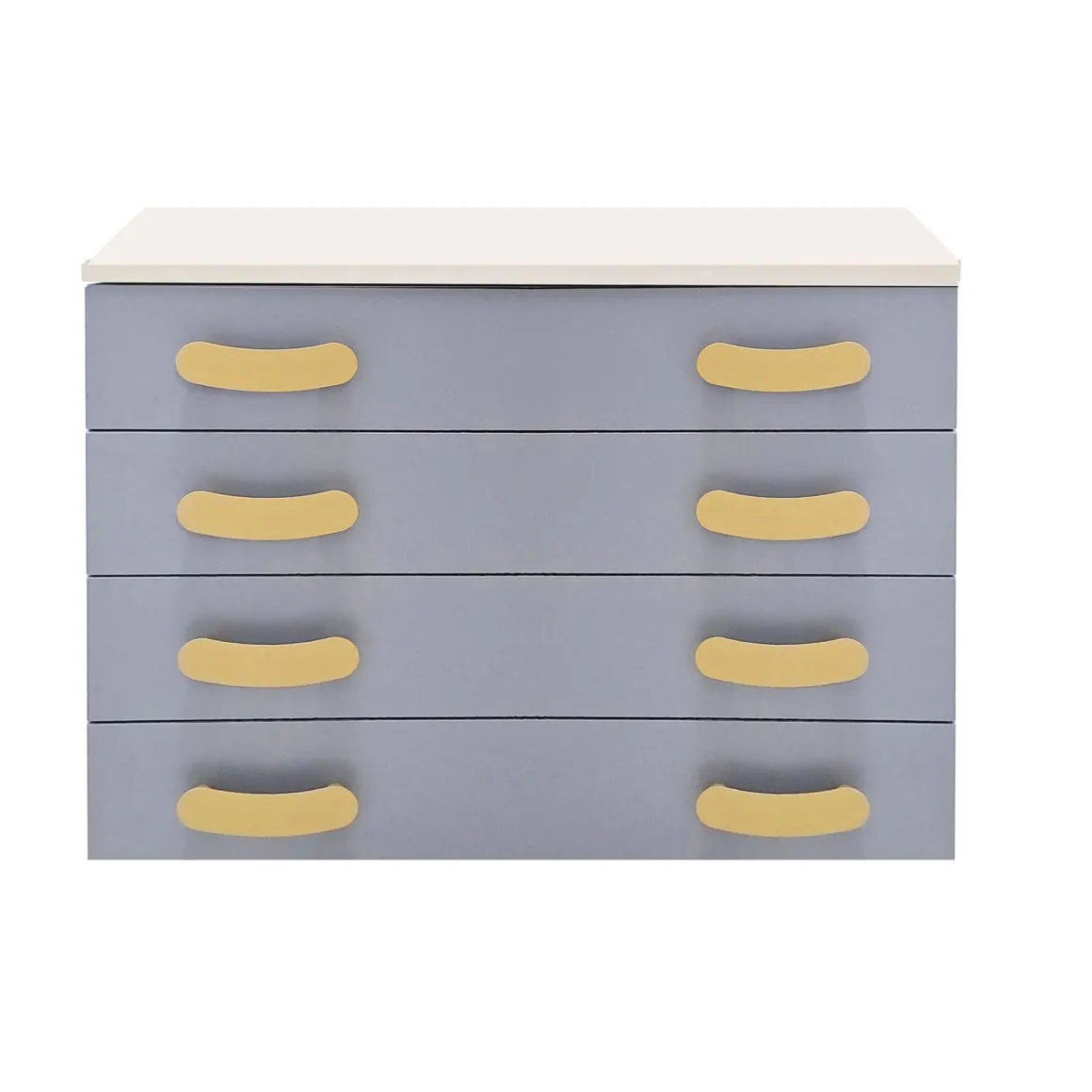 CASSETTIERA CABRIO CM 90X45 H. 69 ROVERE PANNA E FRESIA: vendita online CASSETTIERA CABRIO CM 90X45 H. 69 ROVERE PANNA E FRESIA in offerta