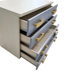 CASSETTIERA CABRIO CM 90X45 H. 69 ROVERE PANNA E FRESIA: vendita online CASSETTIERA CABRIO CM 90X45 H. 69 ROVERE PANNA E FRESIA in offerta