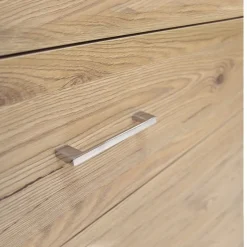 Cassettiera 5 Cassetti: colore Laminato Quercia Naturale