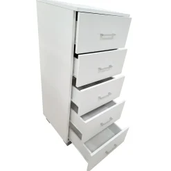 CASSETTIERA CM 40X44 H. 104 BIANCO NORDICO : vendita online CASSETTIERA CM 40X44 H. 104 BIANCO NORDICO in offerta