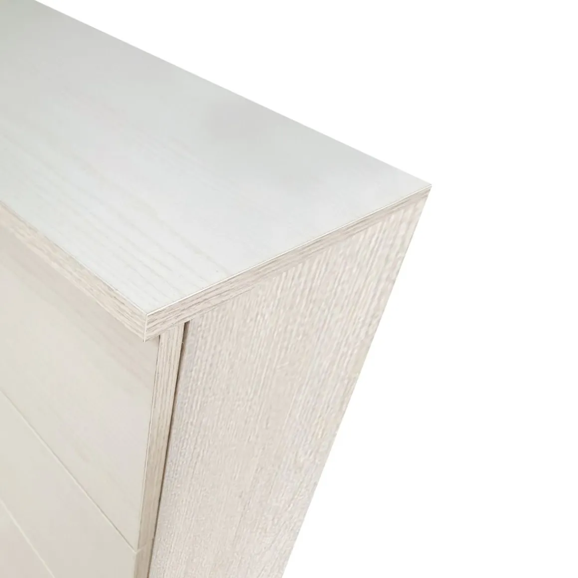 CASSETTIERA IN LAMINATO OLMO BIANCO con 5 CASSETTI CM 60X44 altezza 104cm in offerta