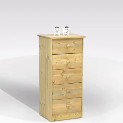 CASSETTIERA MOD. MARIO CM 41,8X34,6 H. 89,1 NATURALE: vendita online CASSETTIERA MOD. MARIO CM 41,8X34,6 H. 89,1 NATURALE in offerta