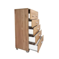 CASSETTIERA MOD. QUADRANTE CM 70X41 H. 112 NOCE STELVIO: vendita online CASSETTIERA MOD. QUADRANTE CM 70X41 H. 112 NOCE STELVIO in offerta