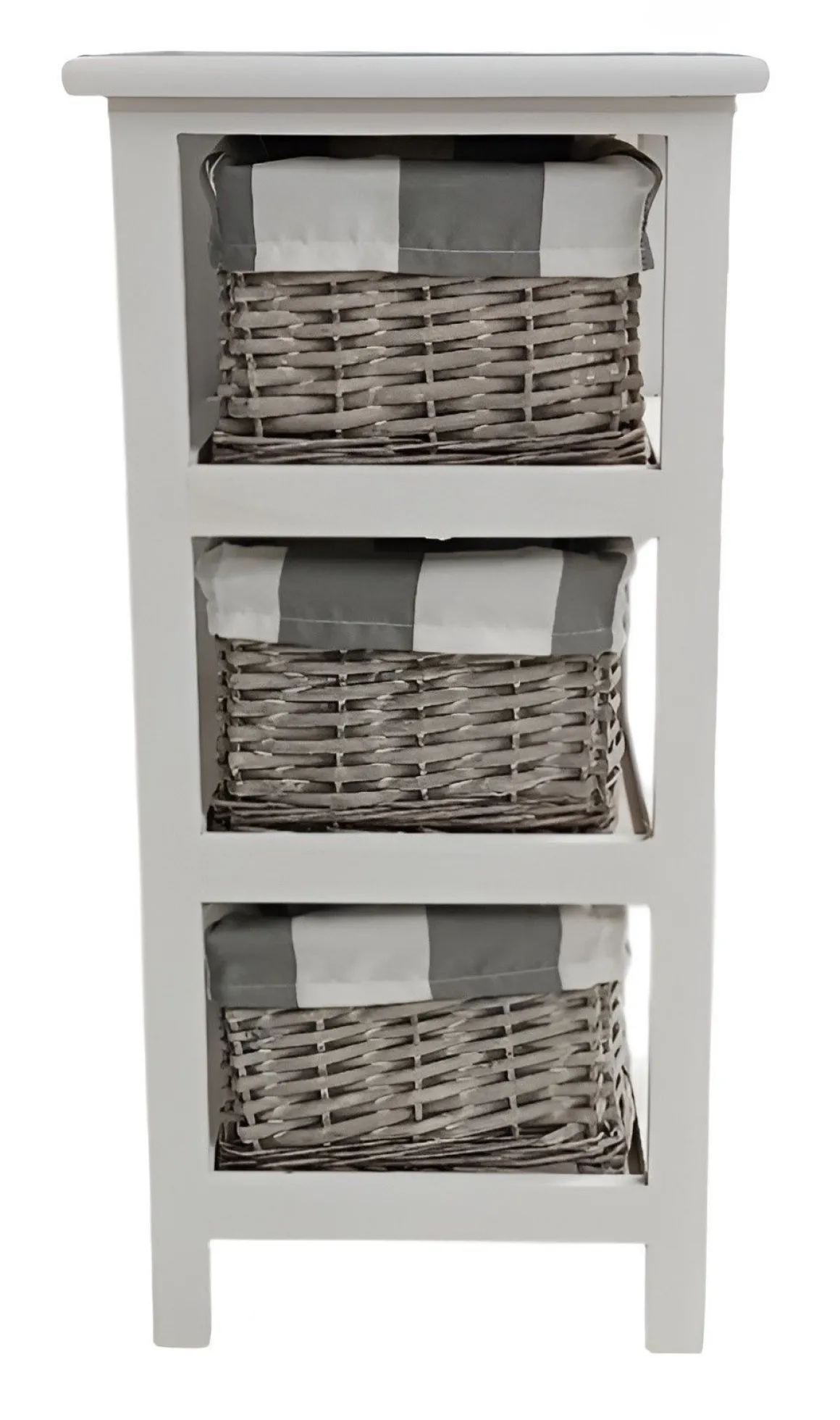 CASSETTIERA MULTIUSO IN LEGNO MASSELLO CM 30X30 H.58 BIANCO: vendita online CASSETTIERA MULTIUSO IN LEGNO MASSELLO CM 30X30 H.58 BIANCO in offerta