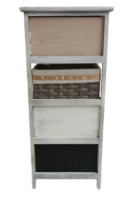 CASSETTIERA MULTIUSO IN LEGNO MASSELLO CM 35X26 H.86 MULTICOLORE : vendita online CASSETTIERA MULTIUSO IN LEGNO MASSELLO CM 35X26 H.86 MULTICOLORE in offerta