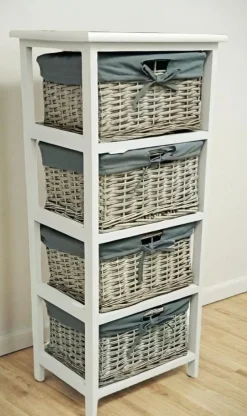 CASSETTIERA MULTIUSO IN LEGNO MASSELLO CM 37X29 H.83 BIANCO: vendita online CASSETTIERA MULTIUSO IN LEGNO MASSELLO CM 37X29 H.83 BIANCO in offerta
