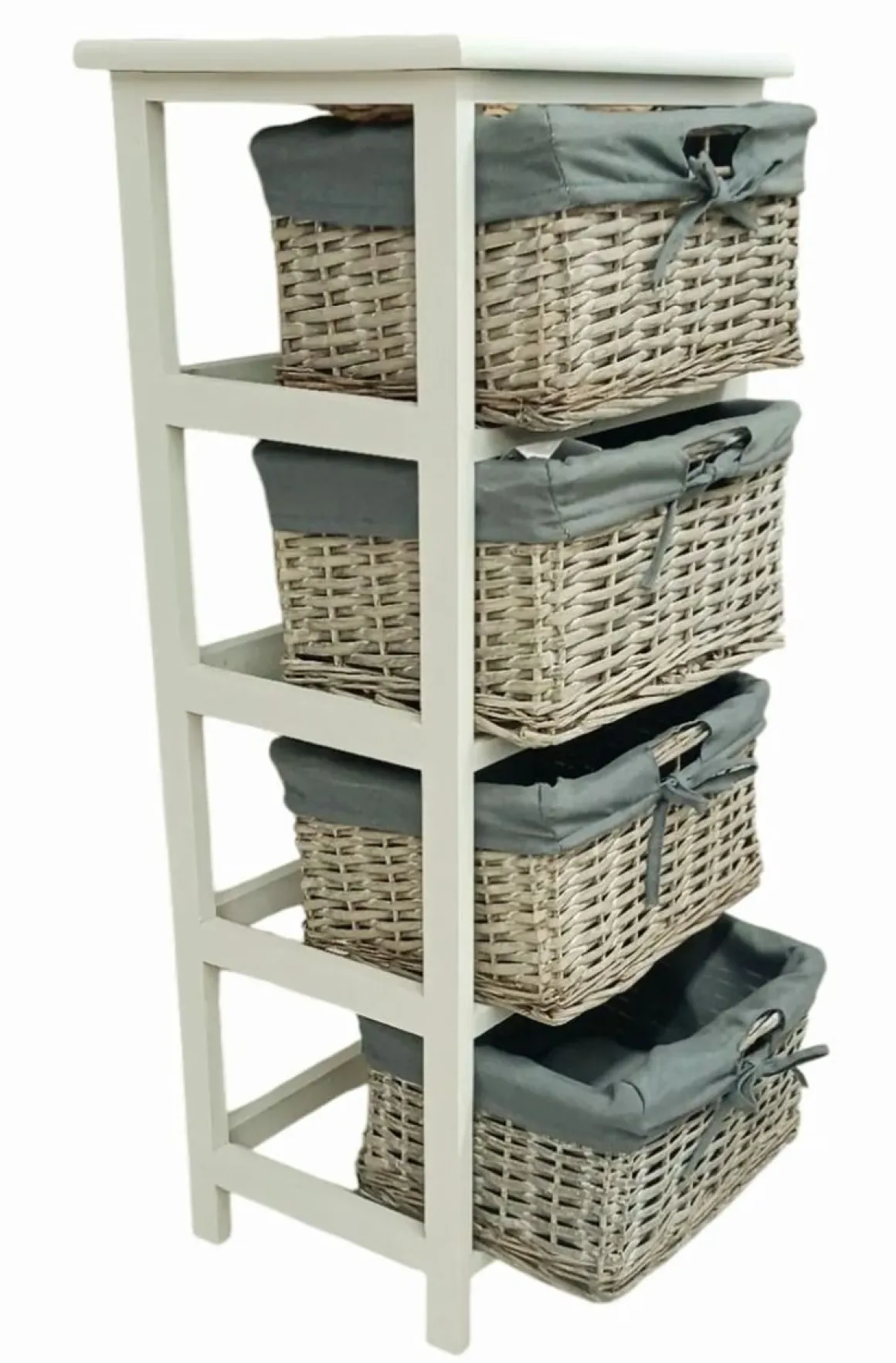CASSETTIERA MULTIUSO IN LEGNO MASSELLO CM 37X29 H.83 BIANCO: vendita online CASSETTIERA MULTIUSO IN LEGNO MASSELLO CM 37X29 H.83 BIANCO in offerta