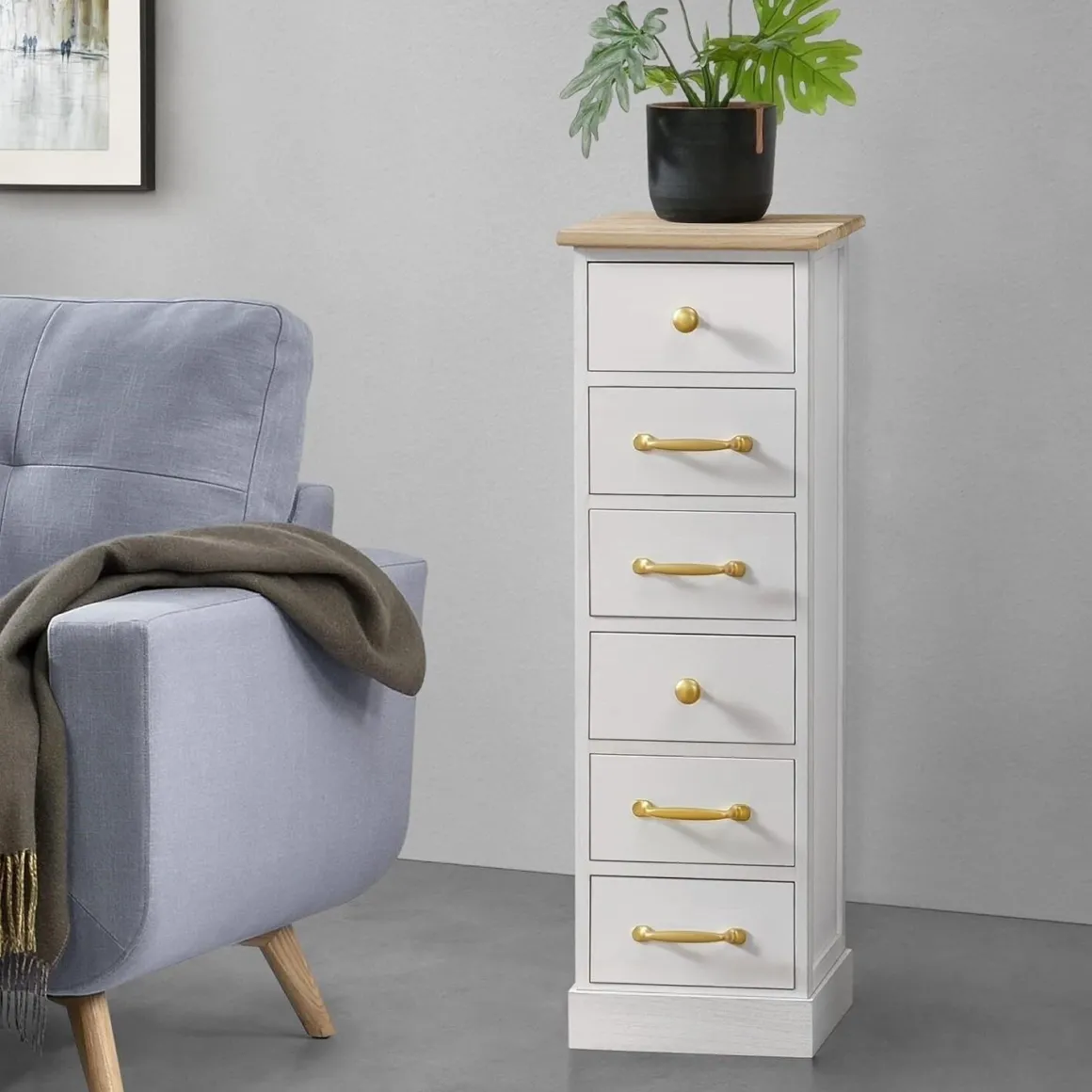 CASSETTIERA MULTIUSO IN LEGNO MASSELLO CM 30X24 H.95 BIANCO: vendita online CASSETTIERA MULTIUSO IN LEGNO MASSELLO CM 30X24 H.95 BIANCO in offerta