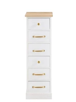 CASSETTIERA MULTIUSO IN LEGNO MASSELLO CM 30X24 H.95 BIANCO: vendita online CASSETTIERA MULTIUSO IN LEGNO MASSELLO CM 30X24 H.95 BIANCO in offerta