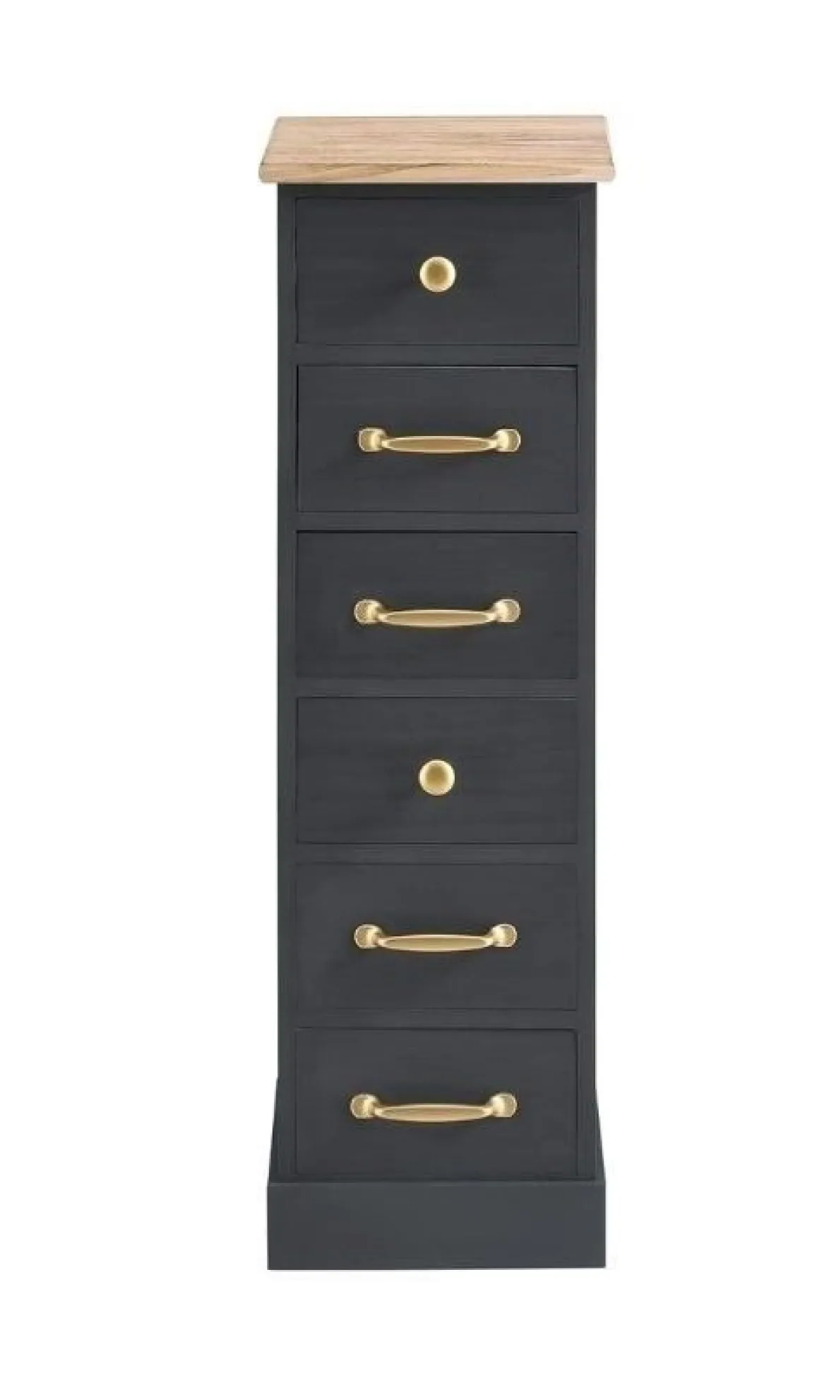 CASSETTIERA MULTIUSO IN LEGNO MASSELLO CM 30X24 H.95 NERO : vendita online CASSETTIERA MULTIUSO IN LEGNO MASSELLO CM 30X24 H.95 NERO in offerta