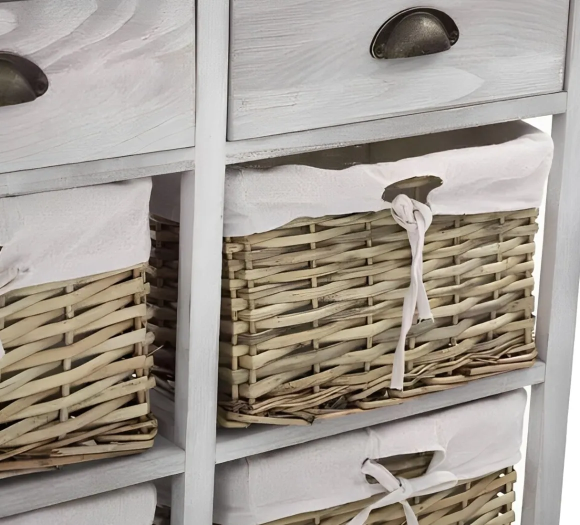 CASSETTIERA MULTIUSO IN LEGNO MASSELLO CM 74X29 H.65.5 CEMENTO : vendita online CASSETTIERA MULTIUSO IN LEGNO MASSELLO CM 74X29 H.65.5 CEMENTO in offerta