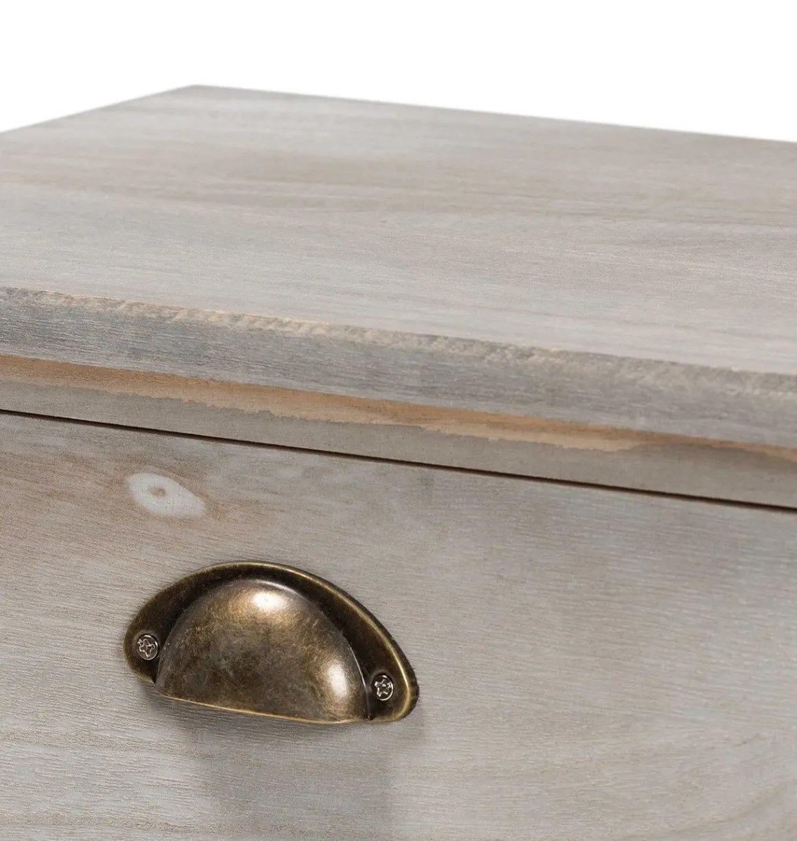 CASSETTIERA MULTIUSO IN LEGNO MASSELLO CM 74X29 H.65.5 CEMENTO : vendita online CASSETTIERA MULTIUSO IN LEGNO MASSELLO CM 74X29 H.65.5 CEMENTO in offerta