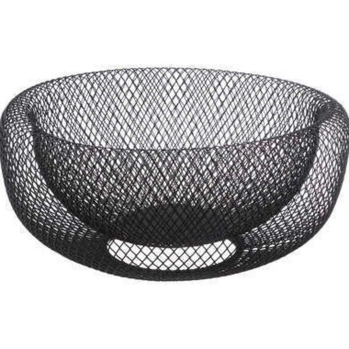 CESTINO IN ACCIAIO INOX NERO 27X12.5CM