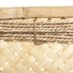 CESTO IN BAMBO NATURALE 39X28 H 20CM: vendita online CESTO IN BAMBO NATURALE 39X28 H 20CM in offerta